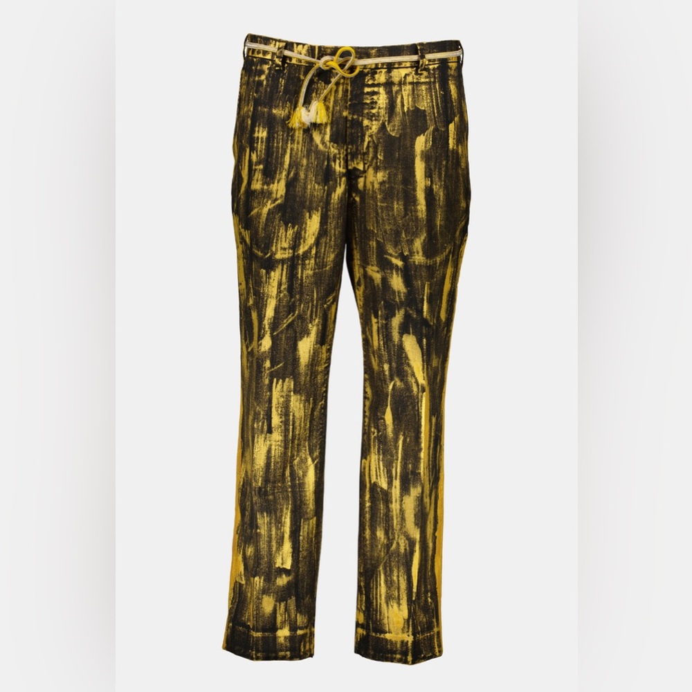 SUPEROBY
PANT + OBI BELT upcycled hand painted pants